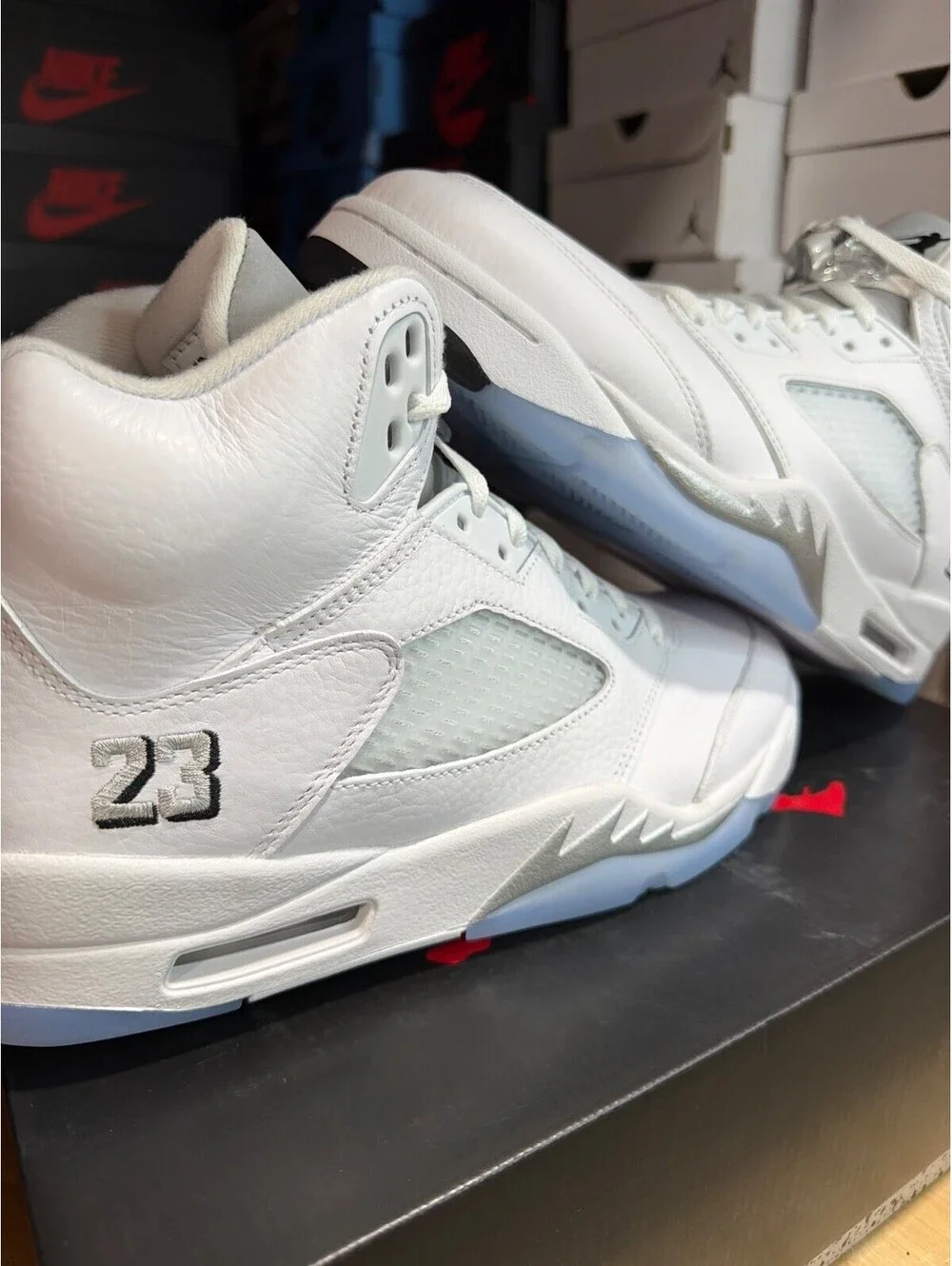 Air Jordan 5 Retro 'White Metallic' 2026 HQ7978-103 BRAND NEW MENS SIZE 12